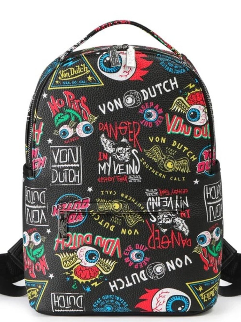 'Von Dutch" Large Sized Black Jax Backpack "NWT